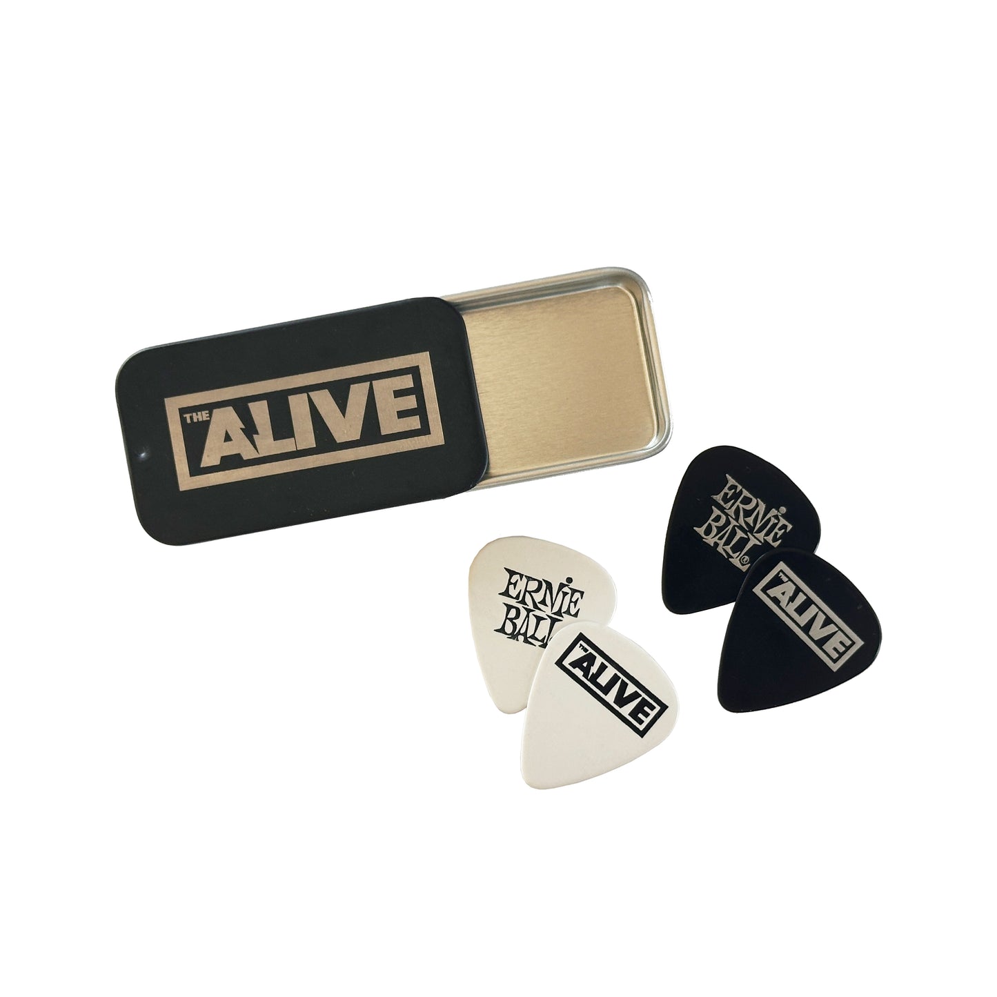 THE ALIVE GUITAR PICKS TIN BOX SET
