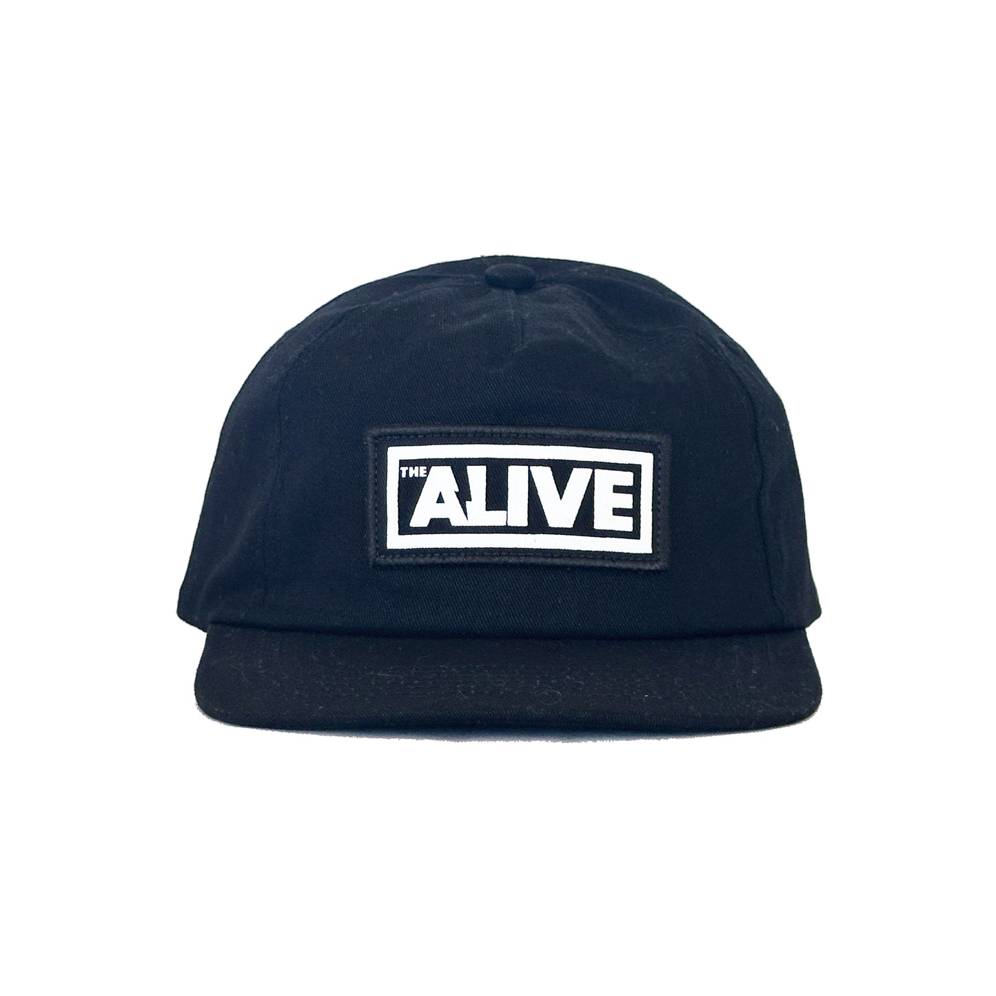 THE ALIVE LOGO HAT BLACK