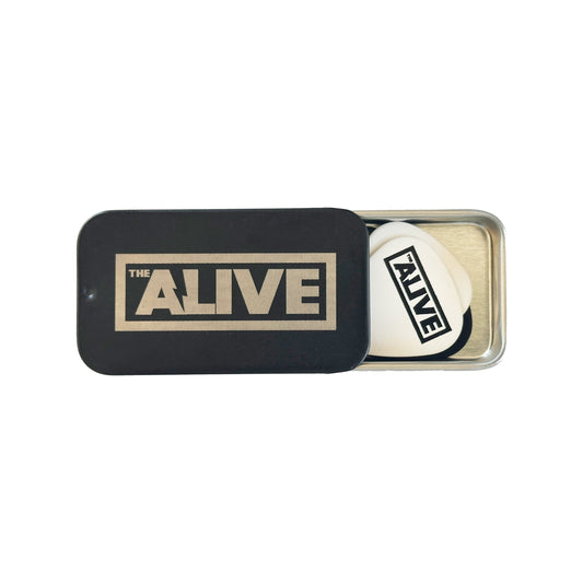 THE ALIVE GUITAR PICKS TIN BOX SET