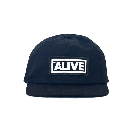 THE ALIVE LOGO HAT BLACK