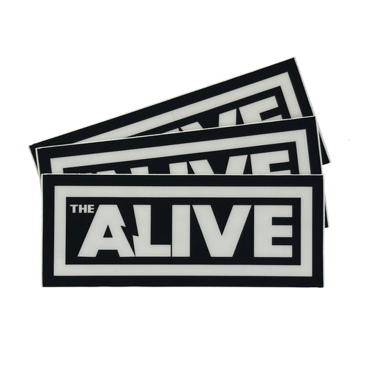 THE ALIVE LOGO STICKERS PACK OF 3